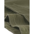 thumbnail image 5 of INSPIRE CHIC Women's Denim Button up Scoop Neck Sleeveless Coppped Vest Jacket M Army Green, 5 of 6