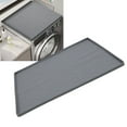 thumbnail image 1 of 60 X 60cm Washer and Dryer Covers for the Top, Washer Dryer Top Protector Mat, Silicone Non Deformable Washing Machine Top Protector with 1.7cm Raised Edges for Laundry Room, 1 of 7