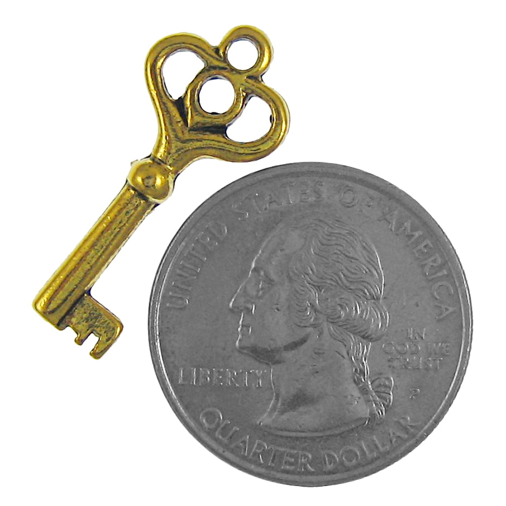 Jim Clift Design Skeleton Key Gold Lapel Pin
