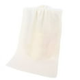 thumbnail image 1 of Zhuge Toalla pequeña de coral polar, multiusos: ideal para baño, fitness, ducha, deportes, etc., ideal para diversas situaciones. 30 x 30 cm (color amarillo crema)., 1 of 5