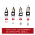 thumbnail image 2 of Planetary Geared Gearbox Nema17 Stepper Motor 17HS4401S-PG All Ratio Geared For 3D Printer Extruder Mechanical Arm Robot Motor, 2 of 4