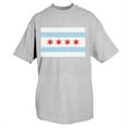 thumbnail image 1 of Chicago T-Shirt Drapeau Gris - Moyen, 1 of 1