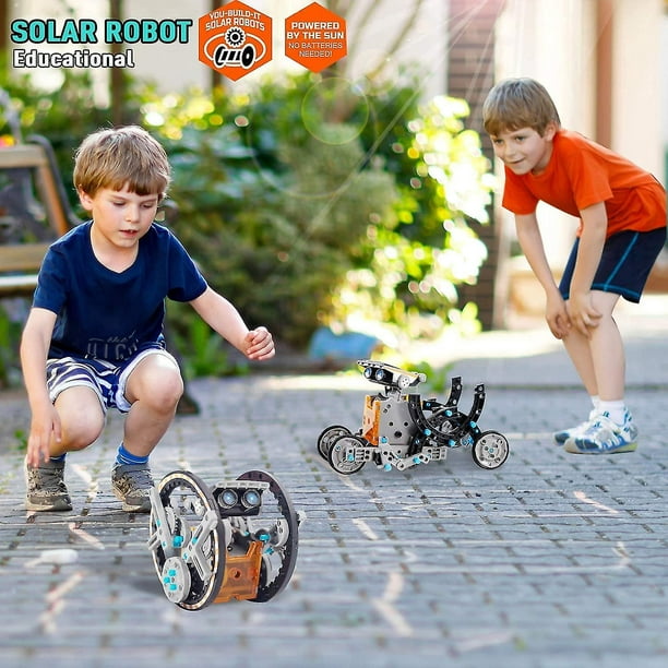 Robot Solaire Jouet Enfants, 11 in 1 Robots Solaire Robotique