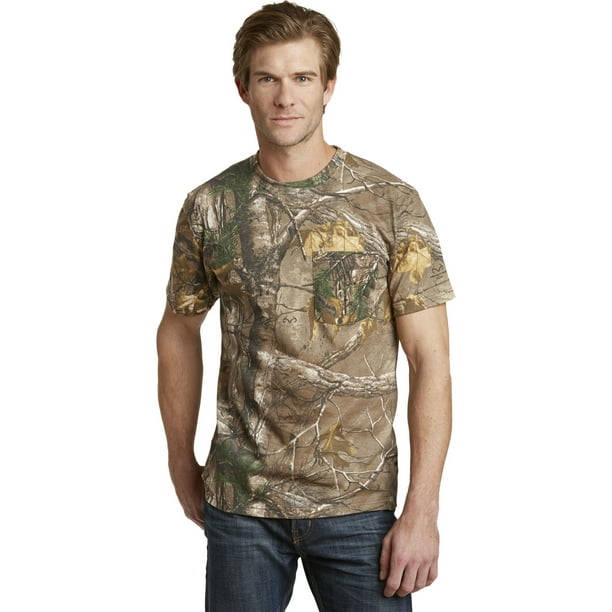 Russell al aire libre™ - Camiseta Realtree? Explorer 100% algod?n con bolsillo. S021R Russell al aire libre S021R