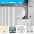 thumbnail image 2 of shiyou-WIDYANA Shower Curtain Rod, Adjustable Shower Curtain Rods 44-75 Inches, Stainless Steel Heavy Duty Silver Shower Rods for Bathroom, Closet, Windows, Never Rust, Non-Slip, No Drilling, 2 of 4