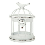 Synora Bird Cage Shaped Metal Tea Light Candle Holder Farmhouse Decorative Candle Holder Vintage Tea Light Holder for Home Table Centerpiece Decoration - 3.54" x 3.54" x 5.51"