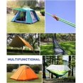 thumbnail image 2 of 5mm Reflective Cord Tent Guide Rope with Aluminum Adjuster,for Camping Hiking Awning, Black, 6PCS, 2 of 5