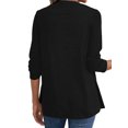 thumbnail image 3 of Gvmfive Women Printed Long Sleeve V Neck Tops Casual Tunic Pullover T-shirt, 3 of 4