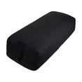 thumbnail image 4 of Almohada de yoga con funda suave y elástica, lavable a máquina, para la zona lumbar. Rectángulo negro, 4 of 9