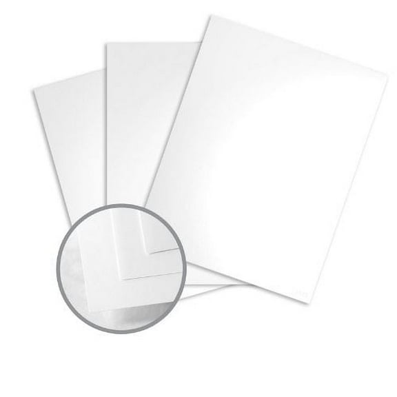 Sterling Premium Digital White Card Stock - 8 1/2 x 11 in 100 lb Cover Gloss C/2S 10% Recycled 200 per Package