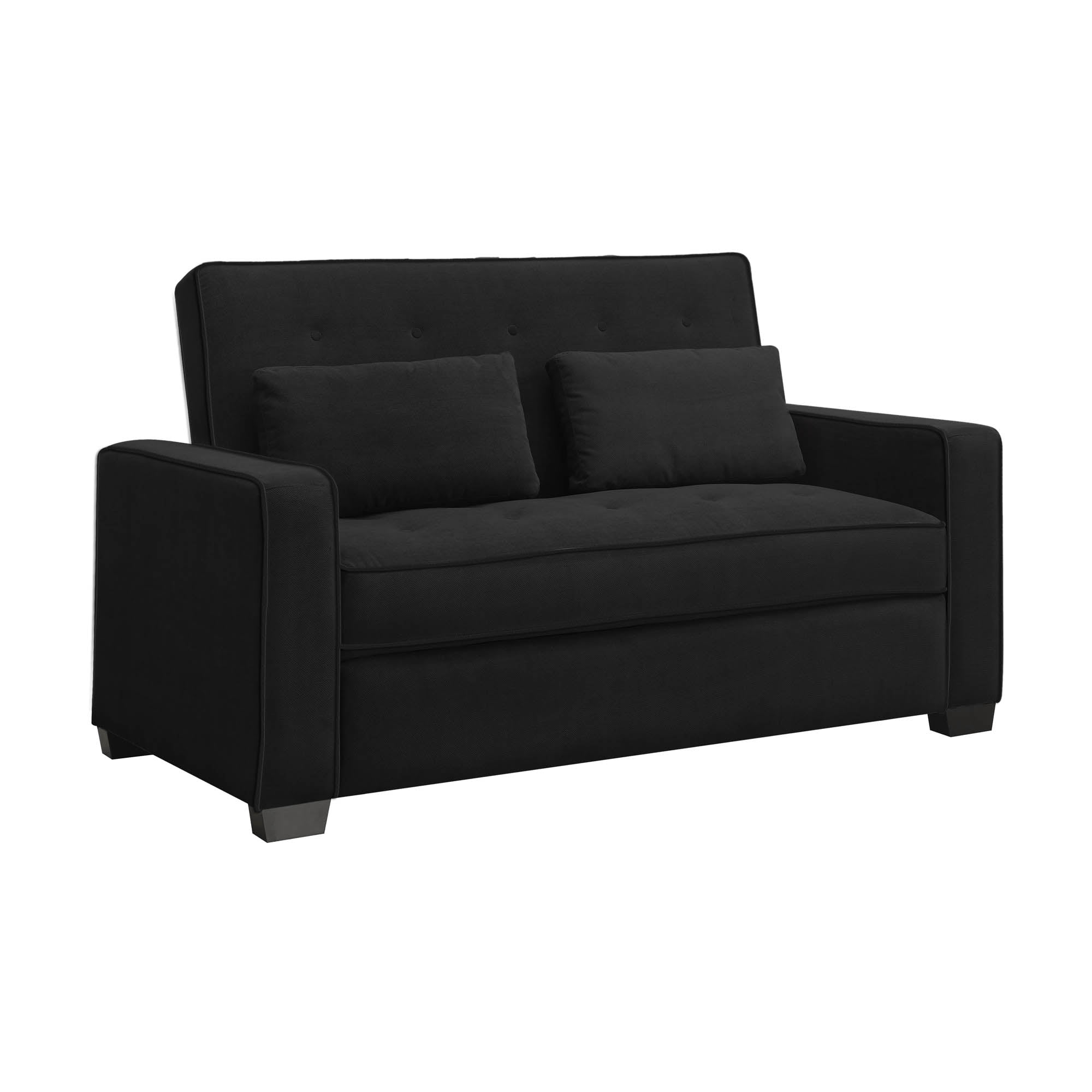 Serta Ainsley Sofa Sleeper, Charcoal Gray Fabric