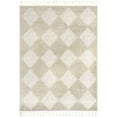 thumbnail image 2 of nuLOOM Marissa High/Low Diamond Tassel Area Rug, 8' 10" x 12', Ivory, 2 of 9