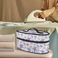 thumbnail image 2 of HELLHERO Dustproof Travel Iron Organizer Easy to Clean Portable Travel Steamer Storage Bag Holder Organizer Protective Starfish and Conch Design, 2 of 6