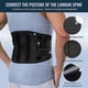 thumbnail image 3 of Back Brace for Men Women - Breathable Waist Lumbar Lower Back Support Belt for Herniated Disc Sciatica Gym Back Pain Relief, 3 of 5