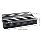 ASKITO 4 Channel 5800W Car Truck Amplifier Stereo Audio Amp Speaker System Device