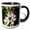 Black/White, variant on 3drose, Honey Bee on Apple Blossoms in Idaho - Us13 Dfr0565 - David R. Frazier, 11oz Two-tone Red Mug