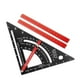 thumbnail image 3 of Escuadra de Carpinero de Aleación de Aluminio de 7 Pulgadas, Ángulo de 80, Regla triangular Ajustable, Escuadra de Viga Con 2 Lérices para Carpintería, Techos, Decoración, 3 of 7