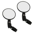thumbnail image 2 of Bike Rearview Mirror, Handlebar Mirrors Wider Vision Cycling Parts 1 Pair  For ID 18-22mm Handlebars, 2 of 8