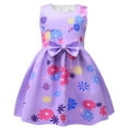 thumbnail image 2 of Little Girls Encanto Casual Dress Sleeveless Mirabel Print Princess Dress Party Clothes, 2 of 5