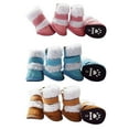 thumbnail image 6 of Pet Rain Snow Puppy Shoes Cold\-proof pet footwear Cold\-proof Cold\-Proof Anti\-Slip Pet Footwear blue 1, 6 of 9