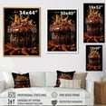 thumbnail image 4 of Designart "Delicious Chocolate Cookie Delights III" Fashion Canvas Wall Art - Glam Brown Pop Art Living Room Canvas Art, 4 of 6