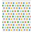 thumbnail image 3 of Ambesonne Watercolor Shower Curtain, Abstract Polka Dots, 69"Wx84"L, Multicolor, 3 of 3