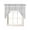 Gray, variant on Buffalo Plaid Swag Curtains for Kitchen Green Black Farmhouse Gingham Striped Valances for Windows Small Window Treatment Short Topper for Cafe Bedroom Bathroom Living Room Decor 56x36 Inch