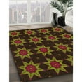 thumbnail image 2 of Ahgly Company Indoor Square Patterned Oak Brown Area Rugs, 3' Square, 2 of 6