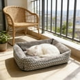 thumbnail image 6 of FeiFu All-in-One Soft Plush Pet Bed for Dogs Cats Thickened Warm Comfortable Calming Pet Nest Cozy Rest Bed for Small Medium Puppy Indoor Outdoor, 6 of 6