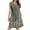 B-Gray, variant on Women's Casual T Shirt Dress Summer Short Sleeve Swing V Neck Flowy Beach Dress With Pockets D-Multicolor