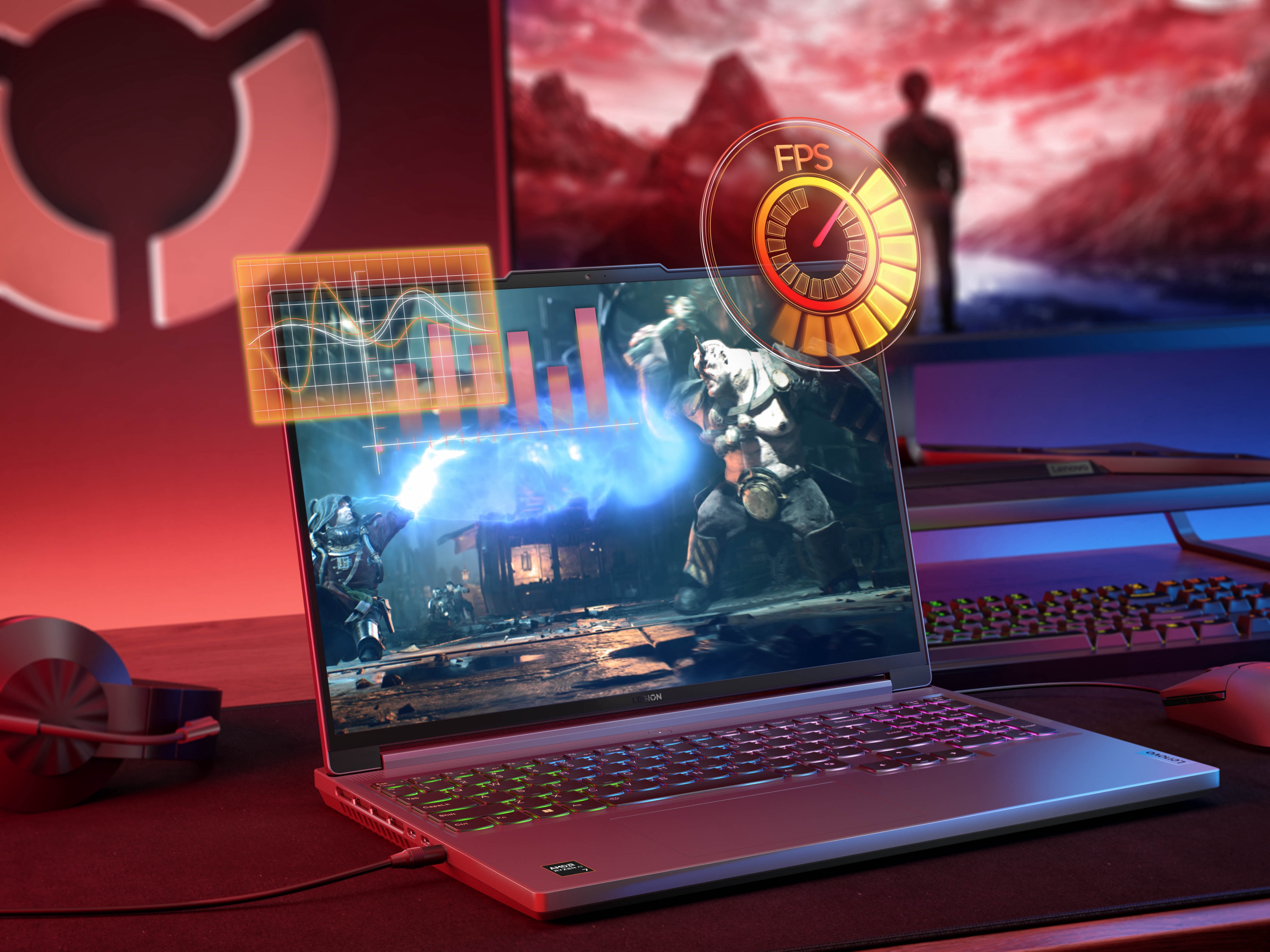Lenovo Legion Slim 5 16” WQXGA Gaming AMD R7 8845HS NVIDIA GeForce RTX 4060 16GB RAM 512GB SSD