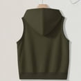 thumbnail image 3 of 2. Fit Sleeveless Hooded for Women Zipper Casual Lightweight Outerwear, 3 of 9