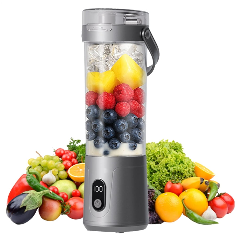 50W Portable Electric Blending Machine Rechargeable Cordless Juicer Powerful Juicer Cup 600ml For Smoothie Food Mixing