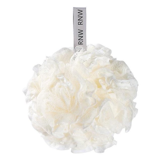 Bola de baño con forma de flor para baño, no se dispersa, exfoliante, bonita, para niñas y niños, súper suave, grande