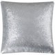 thumbnail image 1 of Cubierta Decorativo Deslumbrante Imitación Brillante Espumoso Satinado Sólido Cuadrado Almohada Funda Cubierta para Boda Fiesta, 18x18pulgadas gris, 1 of 11