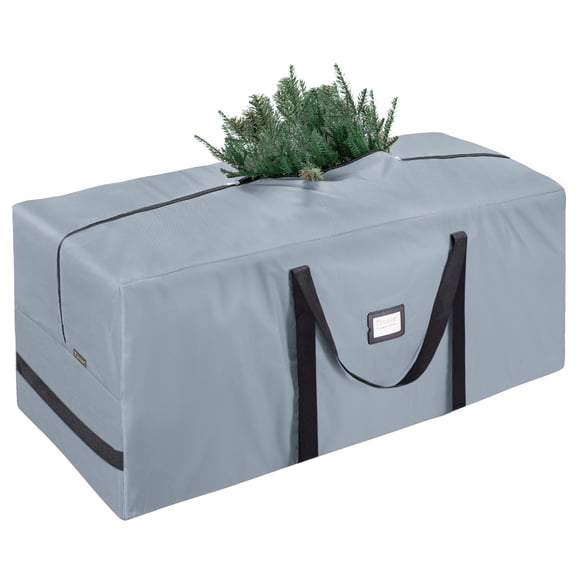 BALEINE 7.5 ft Christmas Tree Storage Bag, 900D Oxford Tree Storage Tote with Handles, Gray