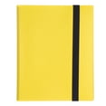 thumbnail image 1 of Card Binder, 9 Pocket Trading Card Binder 20 Pages Large Capacity  For Game Card For Home Yellow, 1 of 8