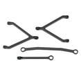 thumbnail image 3 of RC Car Steering Tie Rod, Wearable RC Chassis Links Balanced Driving  For 1/24 Crawler Black,Red, 3 of 8