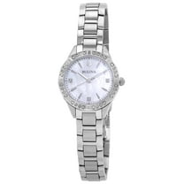Bulova Sutton Women's Diamond Stainless Steel Quartz Watch 96R253