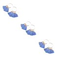 thumbnail image 1 of Pendientes de araña Minnieouse Estilo vintage bohemio Forma Tribal Borla Oreja Cuelga Adorno Aro Azul, 1 of 6