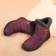 thumbnail image 4 of Zapatos de algodón para mujer, botas de nieve cálidas para invierno para mujer, botas de algodón impermeables con cremallera lateral para mujer Wmkox8yii ghj1353, 4 of 5