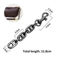 thumbnail image 3 of Extensor de correa para bolso, cadena extensora para bolso de hombro, extensor de correa de cadena de Metal, accesorio extensor de bolsa de repuesto, 2 uds., 3 of 6