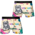 thumbnail image 3 of Welcome to Scottish Fold Classroom Teacher Dog Mom All Over Print Boxer Briefs Underwear for Men Dad Cat Lover Kitten Owner Gifts - 02015, 3 of 6