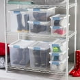 thumbnail image 3 of Sterilite Bac de Rangement Transparent à Loquet de 15 Qt, Boîte d'Organisation, (Lot de 12), 3 of 12