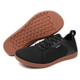 thumbnail image 6 of TIREOW Womens and Mens Walking Shoes Wide Toe Barefoot Shoes Breathable Minimalist Zero Drop Sneakers Fashion Relaxation Sneaker (7.5, Black), 6 of 6