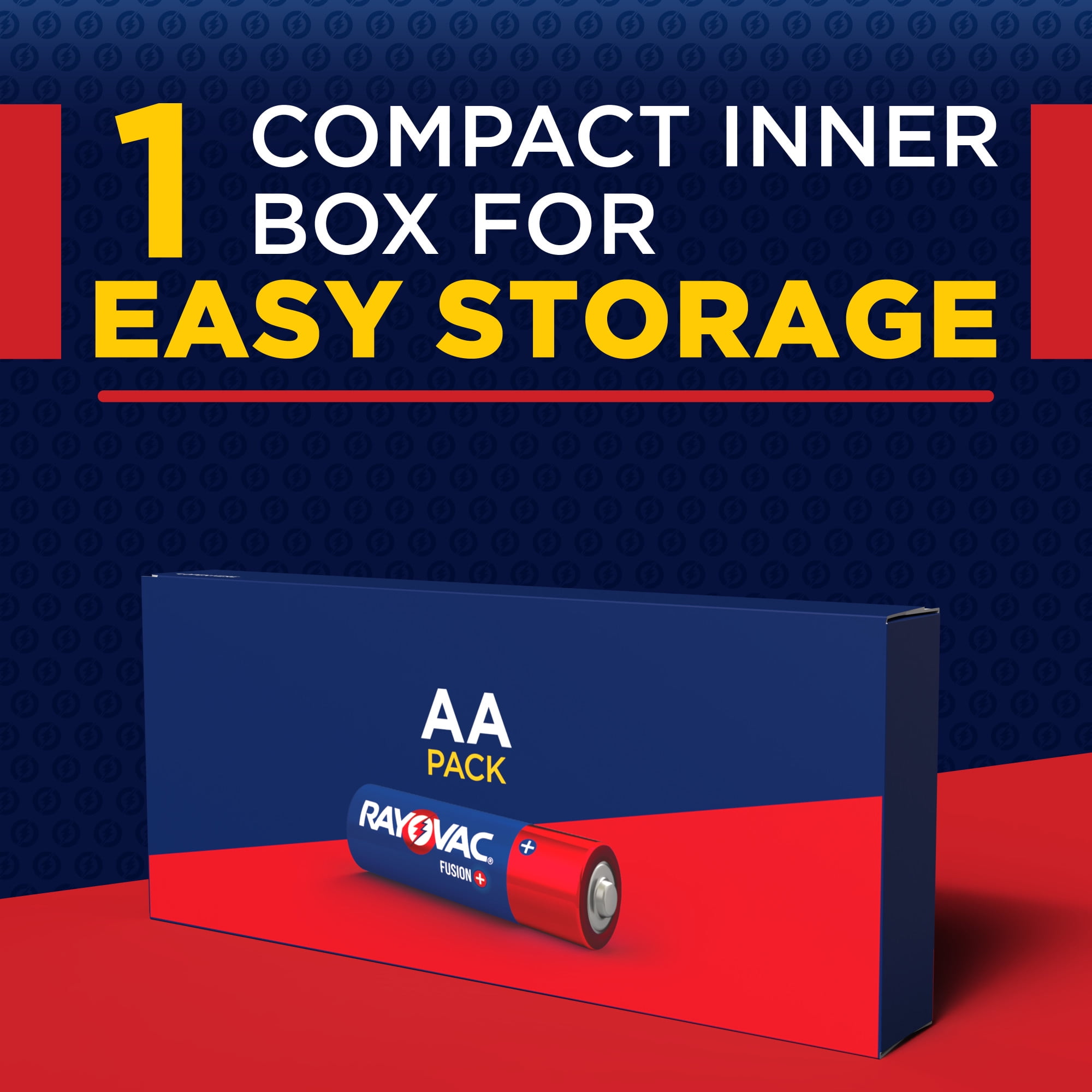 Rayovac Fusion AA Batteries (8 Pack), Double A Alkaline Batteries