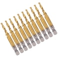 thumbnail image 4 of Macho de roscar Jadeshay 10 piezas M4 HSS Kit de brocas, 4 of 8