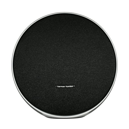 Harman Kardon Onyx Studio 9 - Portable Stereo Bluetooth Home Speaker with Built-in Battery and USB Charging, self-Tuning, and Multi-Speaker Connection by Auracast - Black