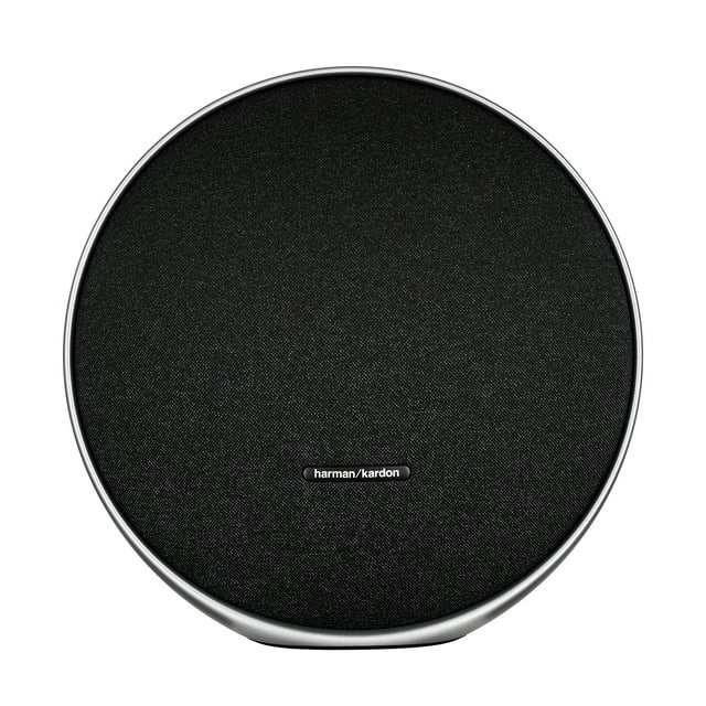 Harman Kardon Onyx Studio 9 - Haut-Parleur Stéréo Bluetooth Portable pour la Maison avec Batterie Intégrée et Chargement USB, Auto-Accordage et Connexion Multi-Haut-Parleurs par Auracast - Noir
