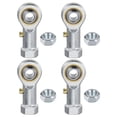 thumbnail image 1 of Uxcell 4-Pack PHSB4 Rod End Bearing, 1/4 Inch Bore 1/4-28 Right Thread Female Thread Steel Joint Rod Ends W Jam Nuts, 1 of 7